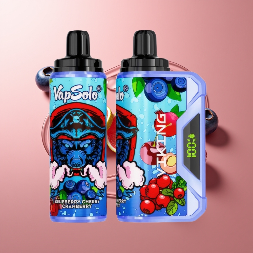 VapSolo VIKING 12000 Puhet Mustikas Kirss Type-C