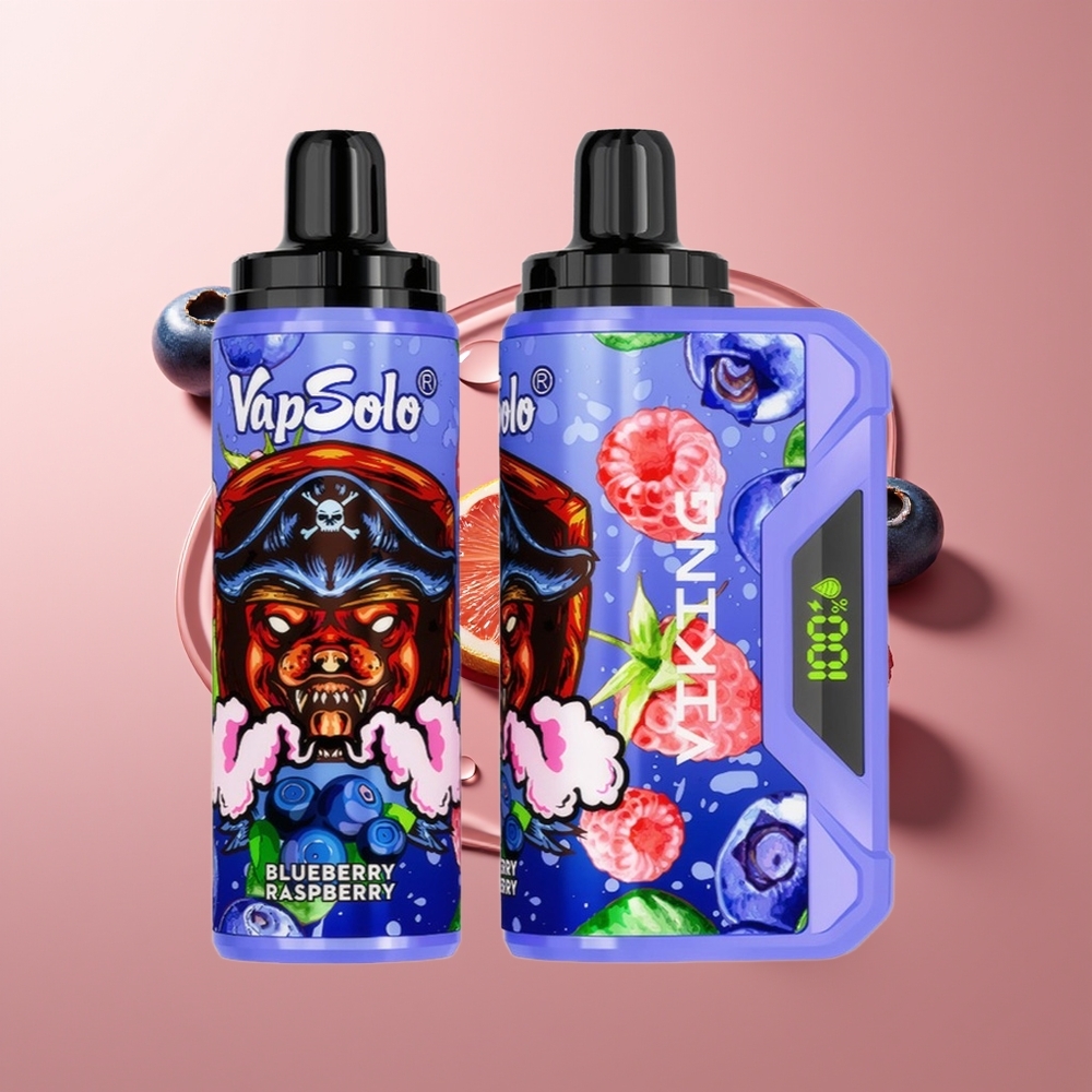 VapSolo VIKING 12000 Puhet Mustikas Vaarikas 22ml Type-C