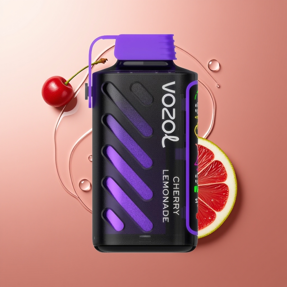 VOZOL Gear Power 20000 Puff 20mL Kirsi-Lemonad Täisekraan Displei