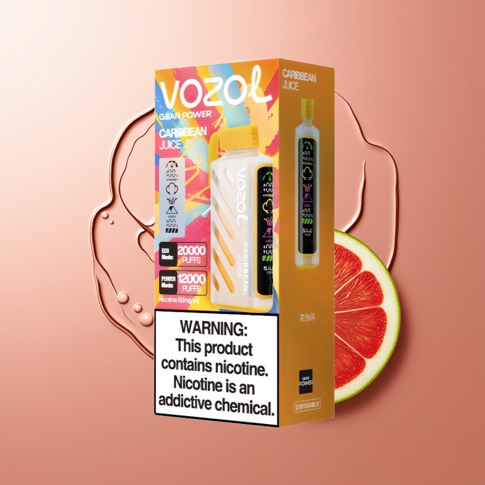 VOZOL Gear Power 20000 Puffide Kariibi Mahla 20mL S.i.L.C. Tech