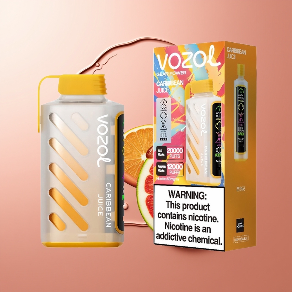 VOZOL Gear Power 20000 Puffide Kariibi Mahla 20mL S.i.L.C. Tech