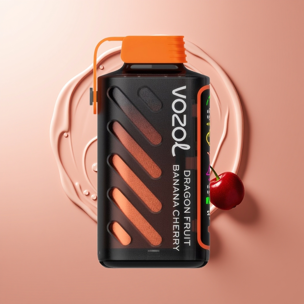 VOZOL Gear Power 20000 Süliti Draakonpuu Banaan Kirss Dual Mesh Coil 20mL