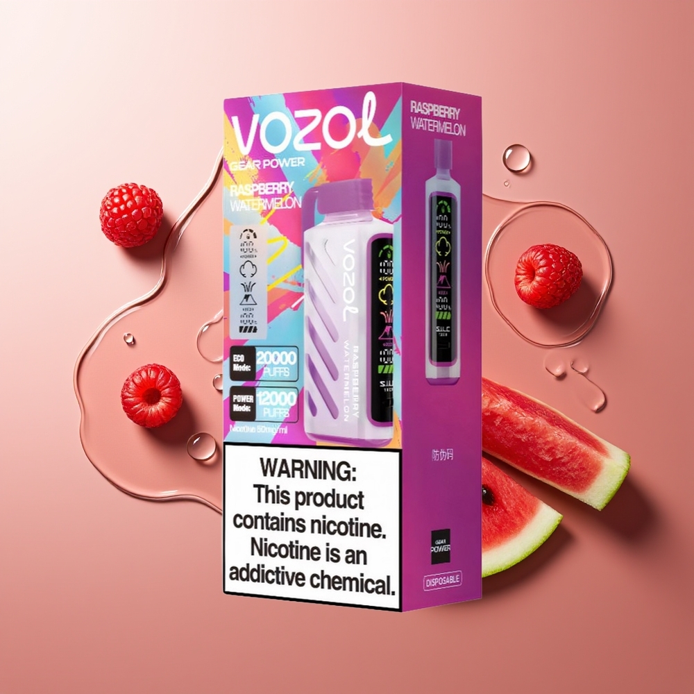 VOZOL Gear Power 20000 Suudet Raspberry-Arbuus Dual Mesh Coil
