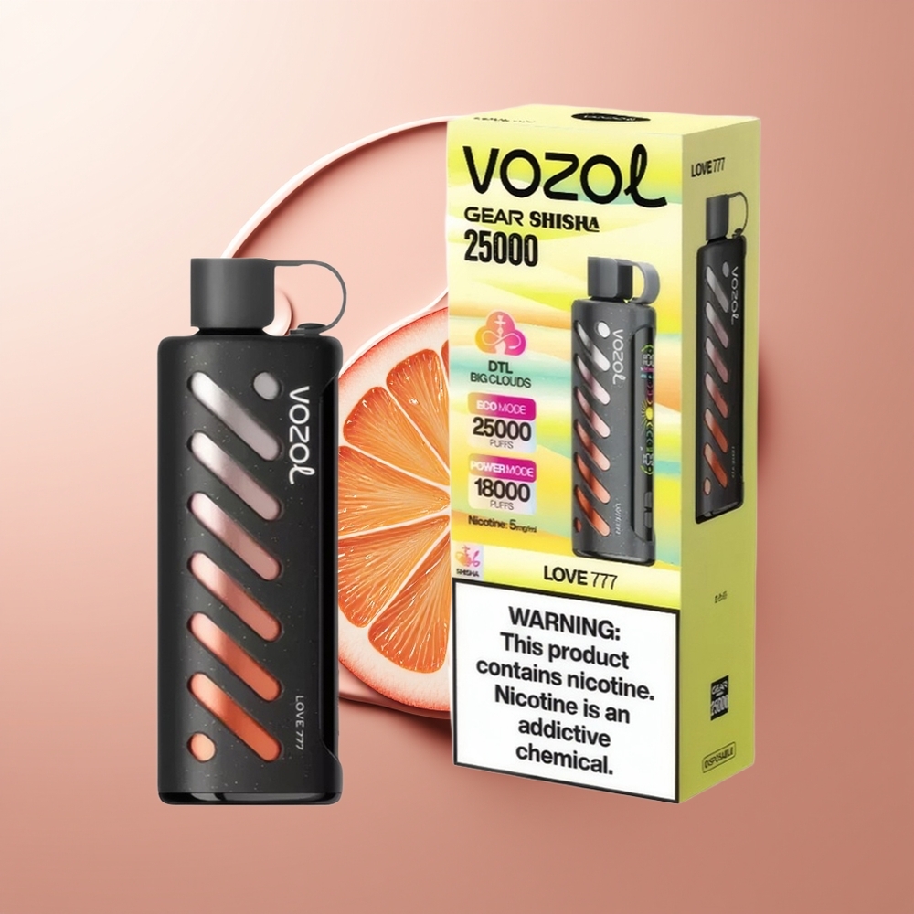 VOZOL Gear Shisha 25000 Puffs 30 Maitse Dual Mesh Armastus 777