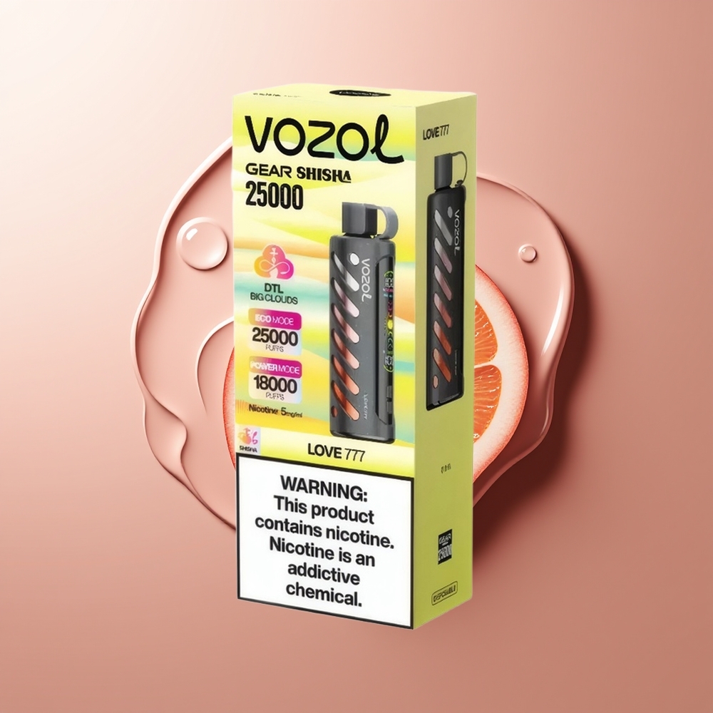 VOZOL Gear Shisha 25000 Puffs 30 Maitse Dual Mesh Armastus 777