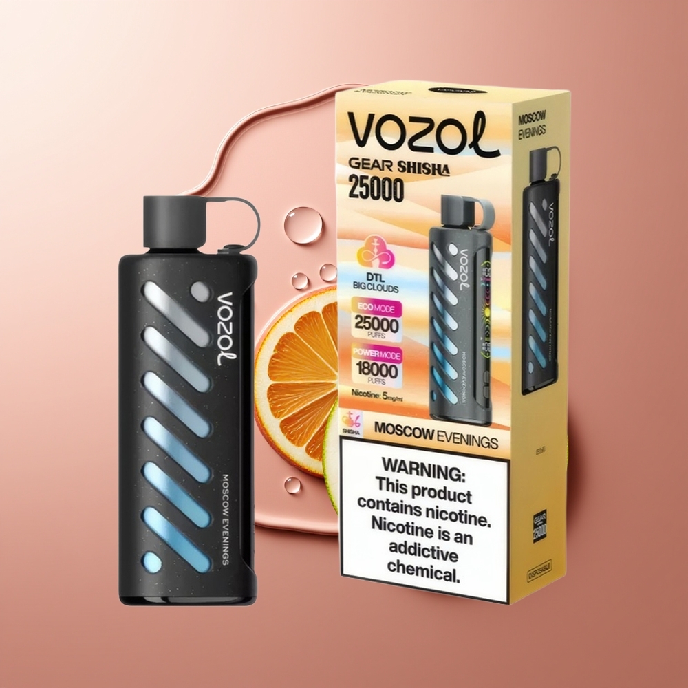 VOZOL Gear Shisha 25000 Puffs Moskva Õhtud Dual Mesh