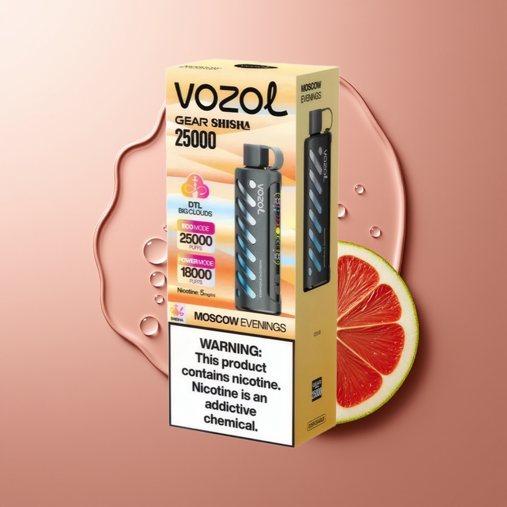 VOZOL Gear Shisha 25000 Puffs Moskva Õhtud Dual Mesh