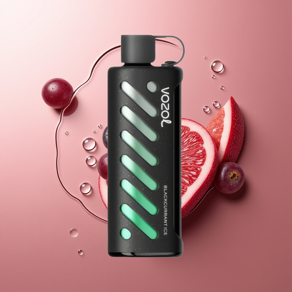 VOZOL Gear Shisha 25000 Puffs Mustjää-Marjapuu S.i.L.C Tech