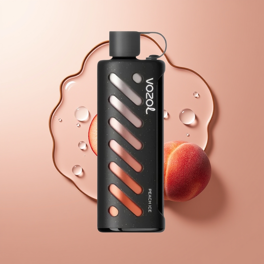 VOZOL Gear Shisha 25000 Puffs Virsikujää S.i.L.C Tech