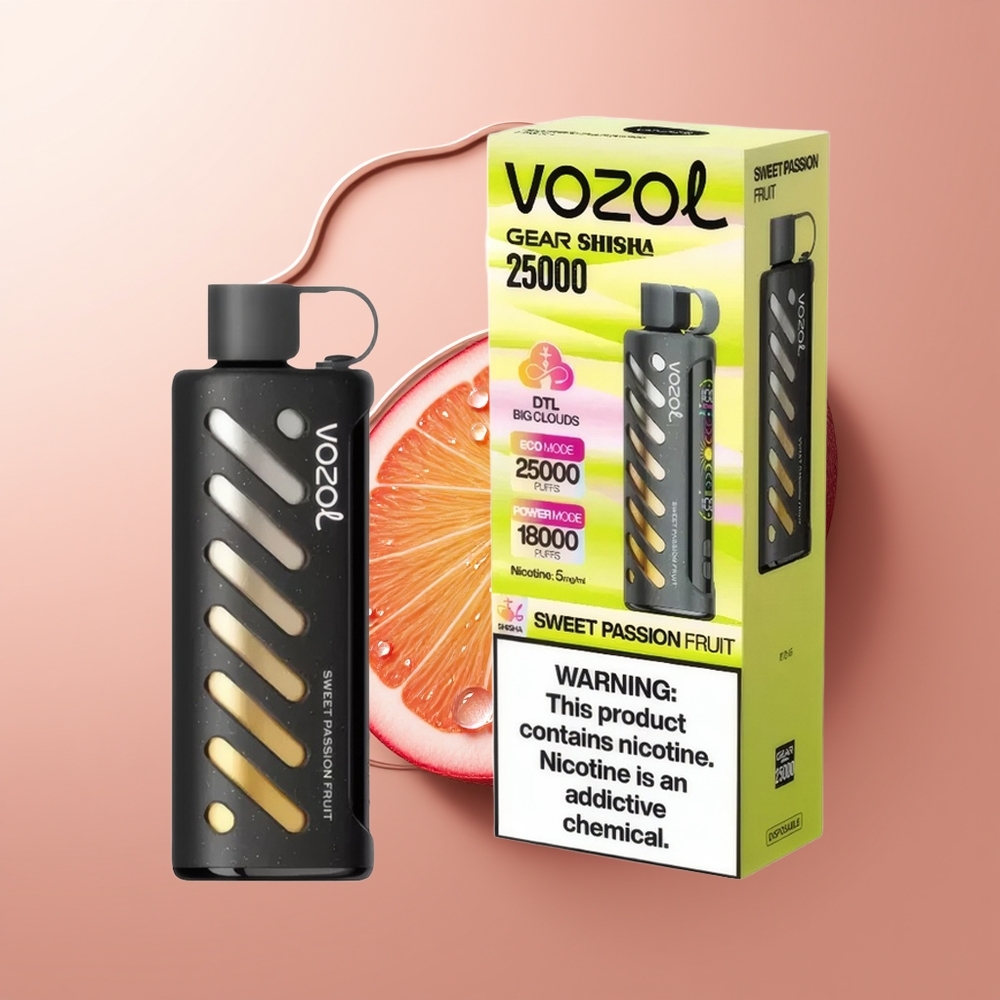 VOZOL Gear Shisha 25000 Sutsud Smart Chip Magus Passioonipuu